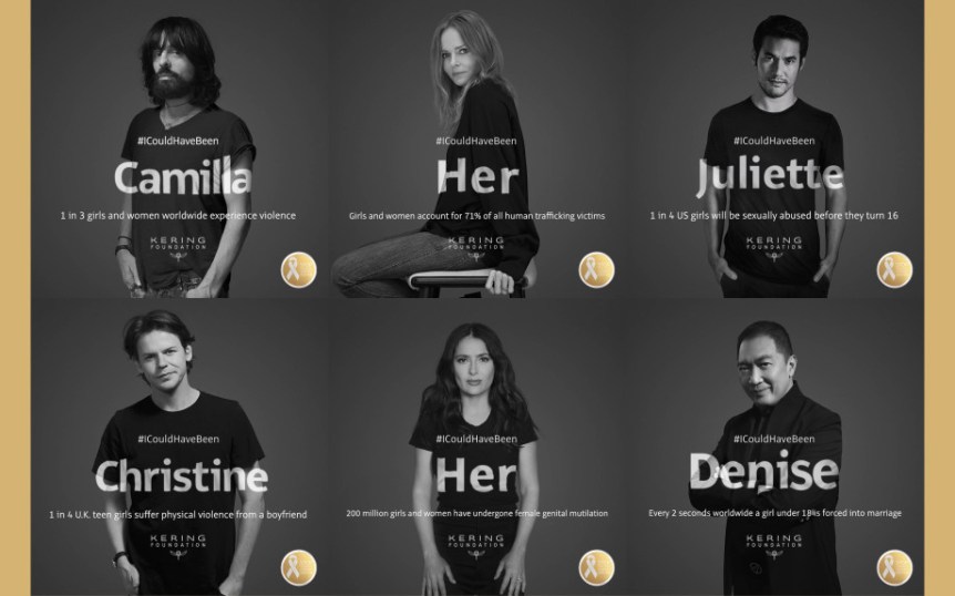 The Kering groups against violence on women in the White Ribbon campaign