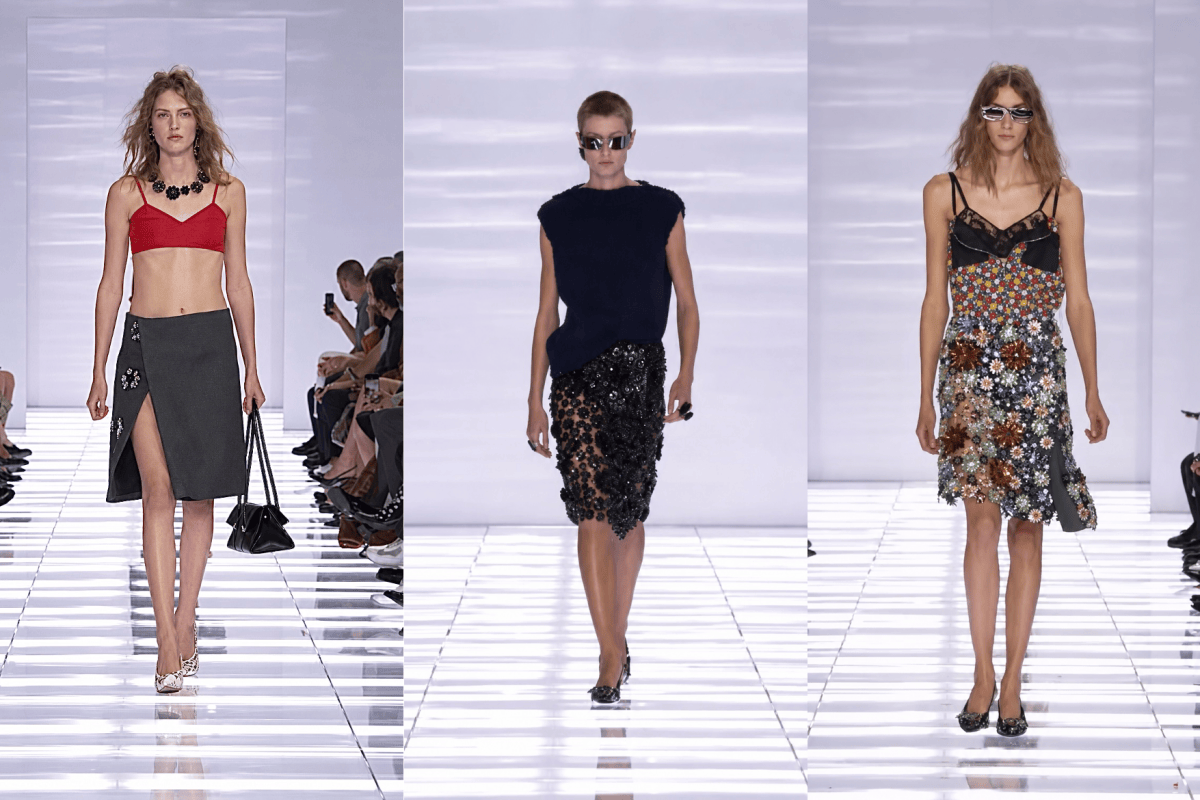 PRADA, THE LAND OF WOMEN IN SKIRTS